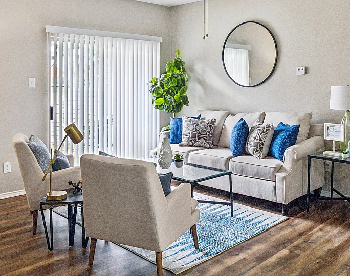 spacious living room