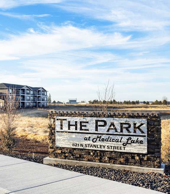 Property Sign at The Park at Medical Lake, Medical Lake, WA, 99022