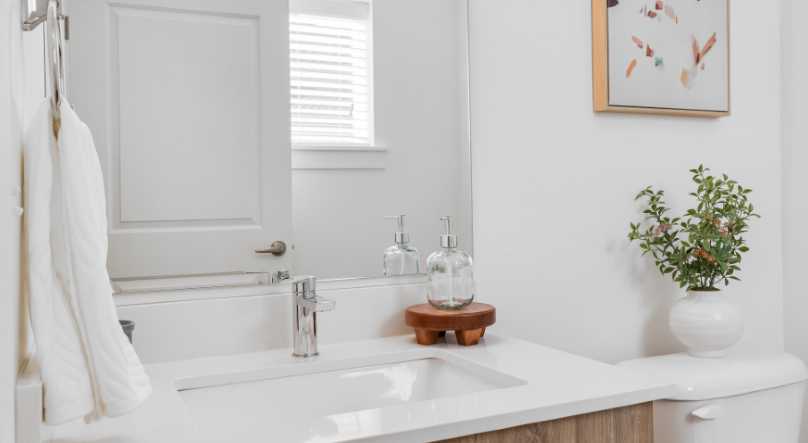 Staged Living and Kitchen