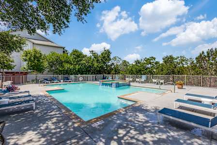 resort-style pool with spacious sundeck and available Wi-Fi