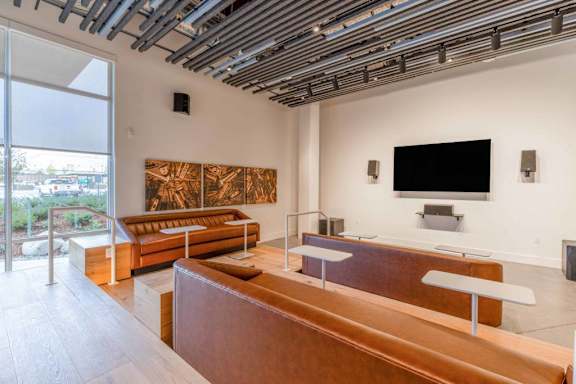 Lounge With TV at Riverfront Everett, Everett, Washington