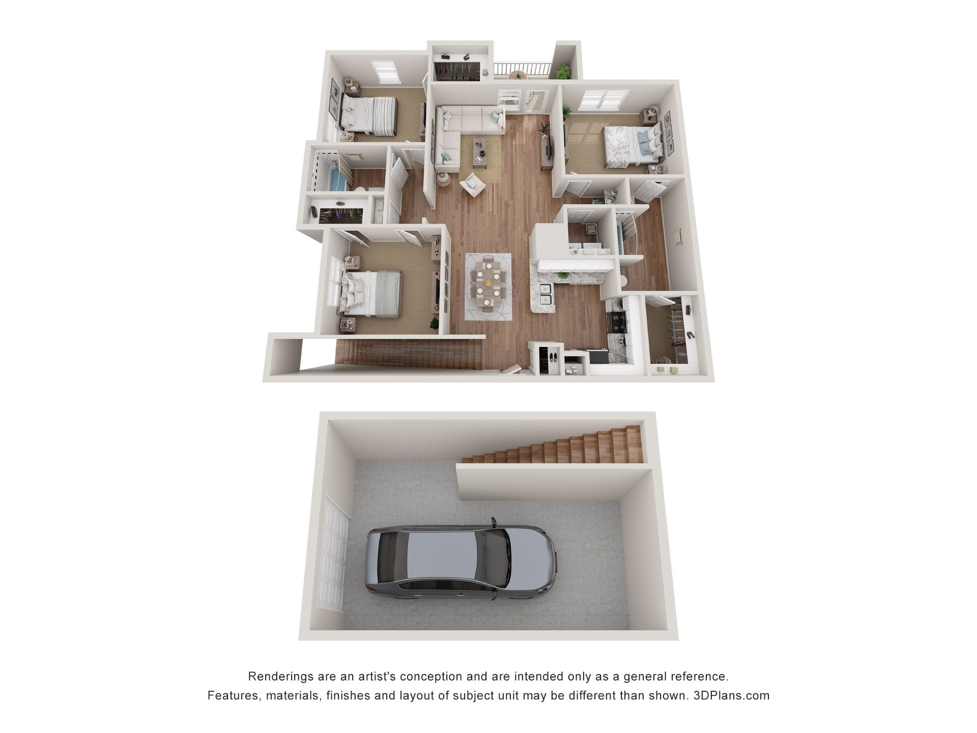 Longleaf w/ Garage floor plan