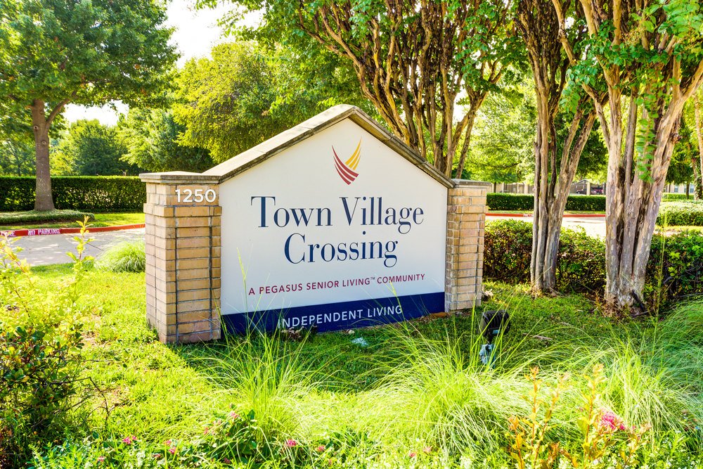 Town Village Crossing | Sign