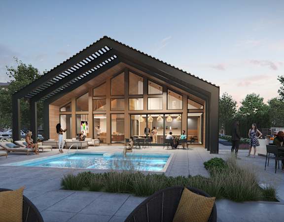 Clubhouse Exterior1 at Kinline, Oregon