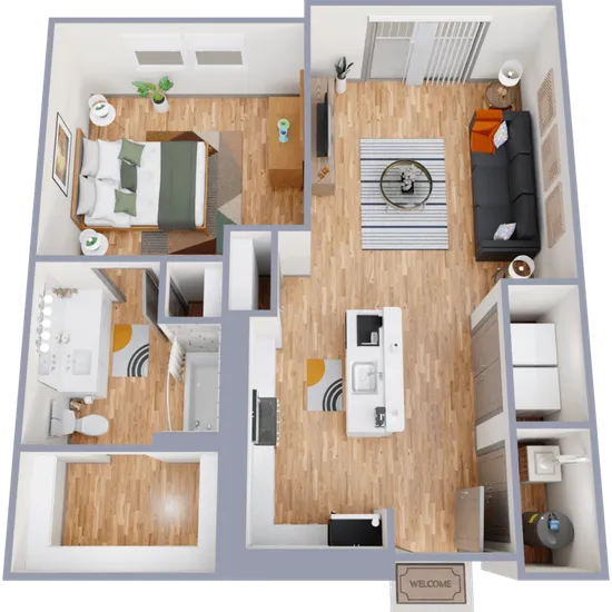 1 Bed 1 Bath