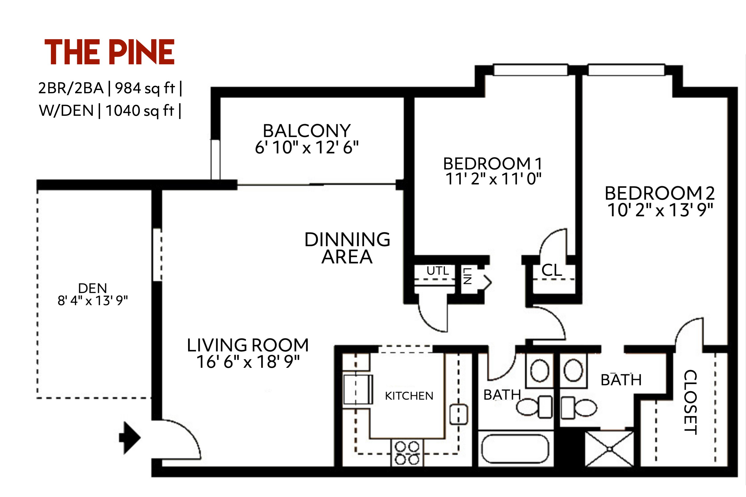 The Pine Floorplan