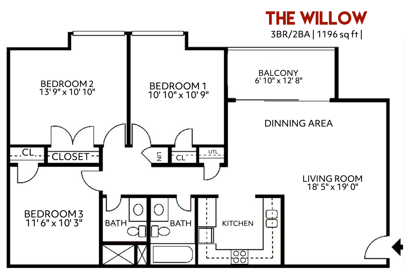 The Willow Floorplan