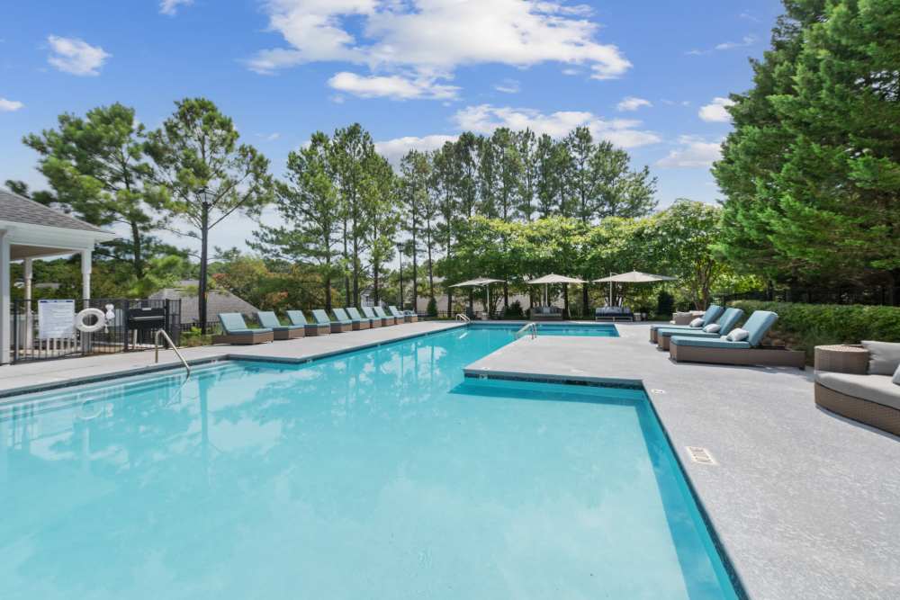 Pool at The Waterford in Morrisville, North Carolina