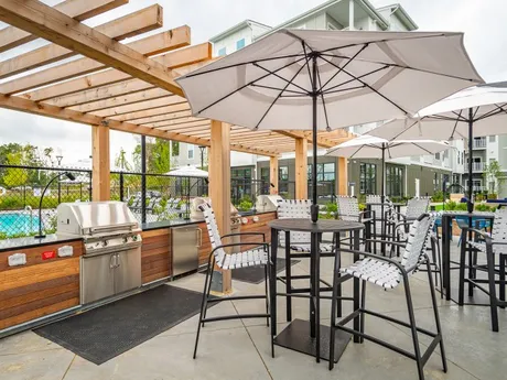 Outdoor Grill and Seating