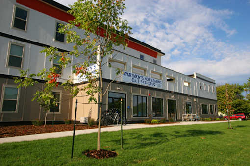 Lawn area at Spruce Street, Missoula
