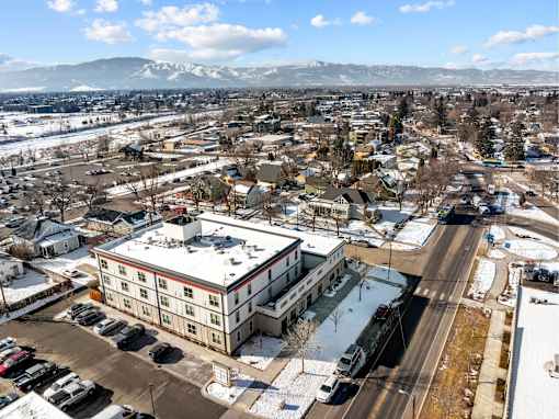 Building in the foreground at Spruce Street, Missoula, MT