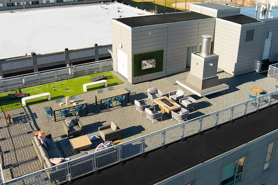 rooftop lounge