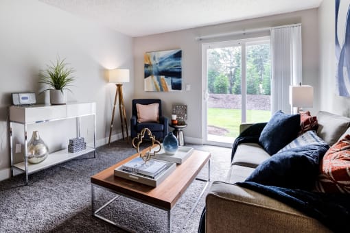 lots of natural light in apartment