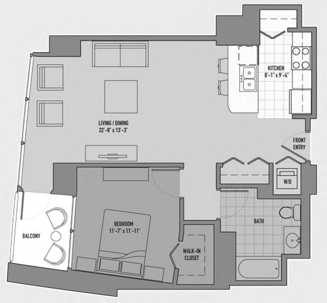 Floor Plan Image of Apartment Apt 3211