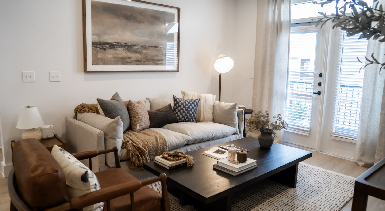 Generous living spaces with beautiful natural lighting