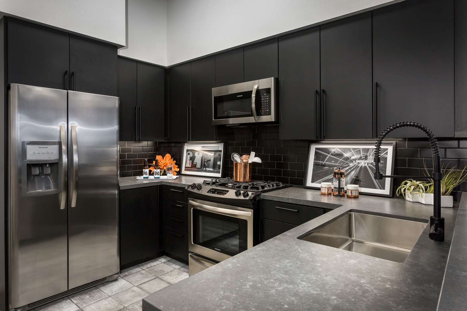 Luxurious kitchen at The Artisan in San Diego, California 