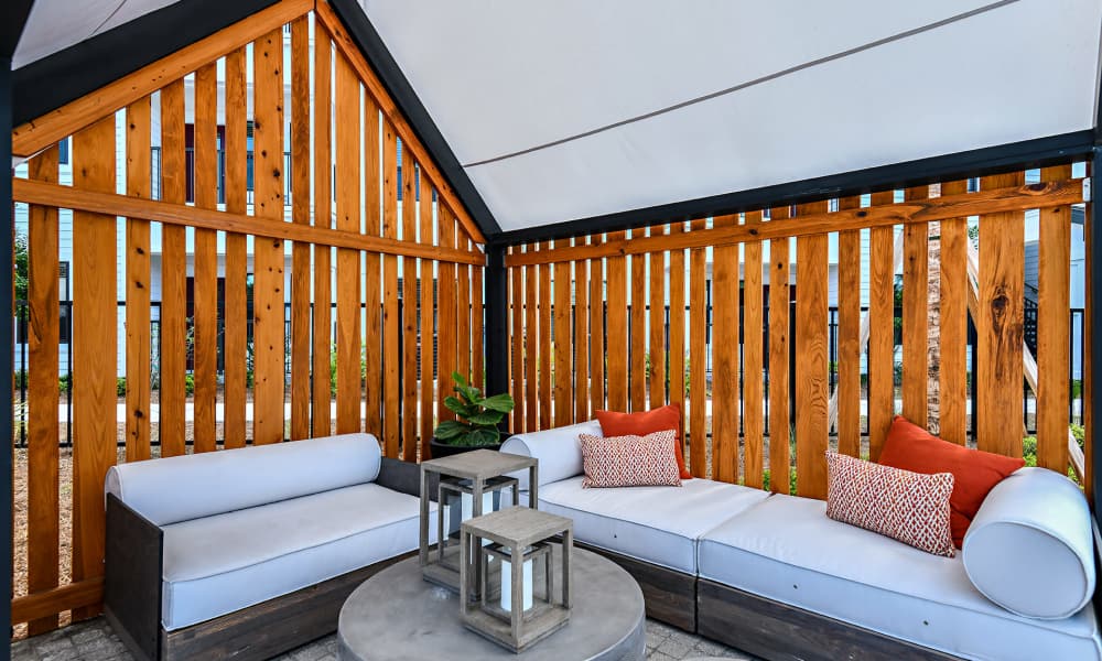 Outdoor lounge at Wildgrass in Riverview,Florida