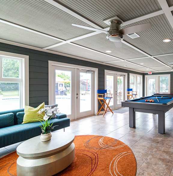 Game room at Priest Lake in Nashville TN