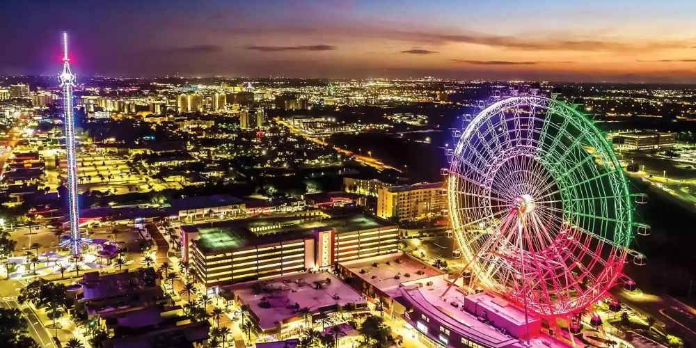 Community nigh aerial view near Grande Pointe, Orlando, Florida