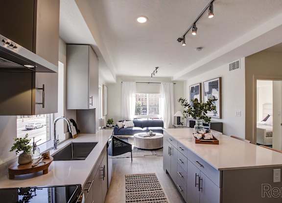Equipped Kitchen at Paperbox Lofts, Salt Lake City, 84101