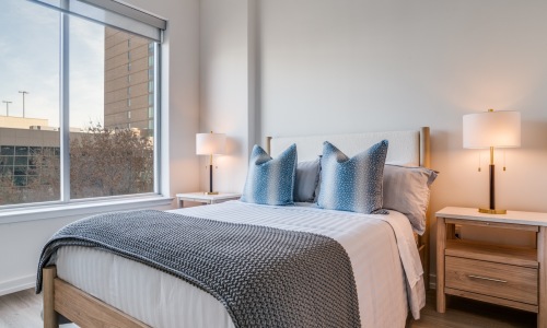 Bedroom in Our Luxury Apartments in Dallas