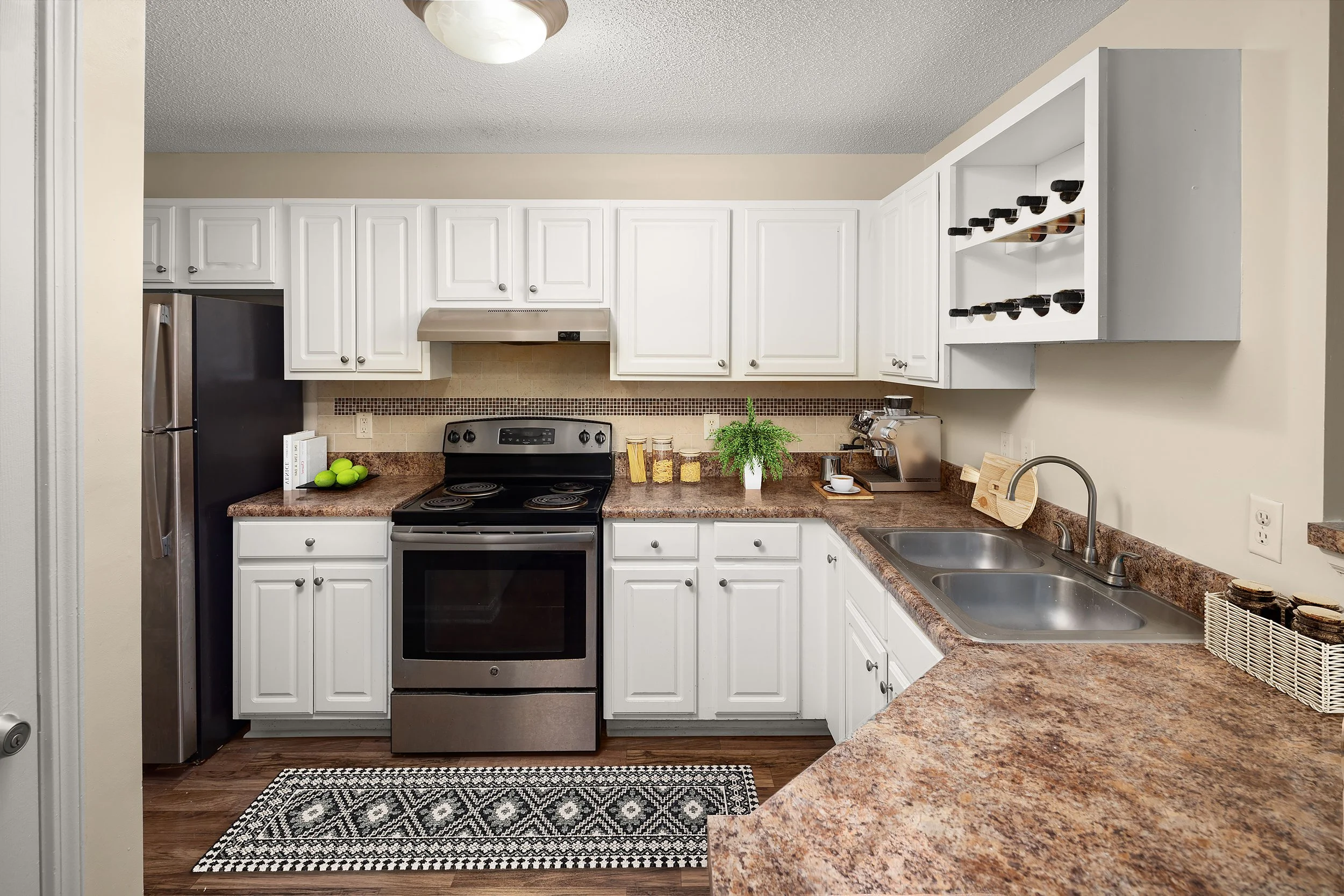 Kitchen with Stainless Steel Appliances