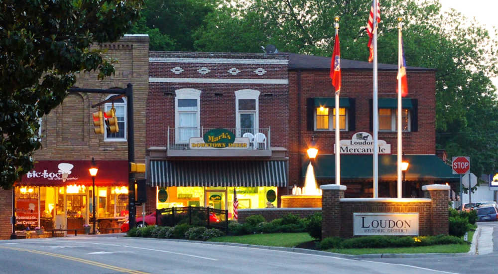 Downtown The Pointe at Loudon in Loudon, Tennessee