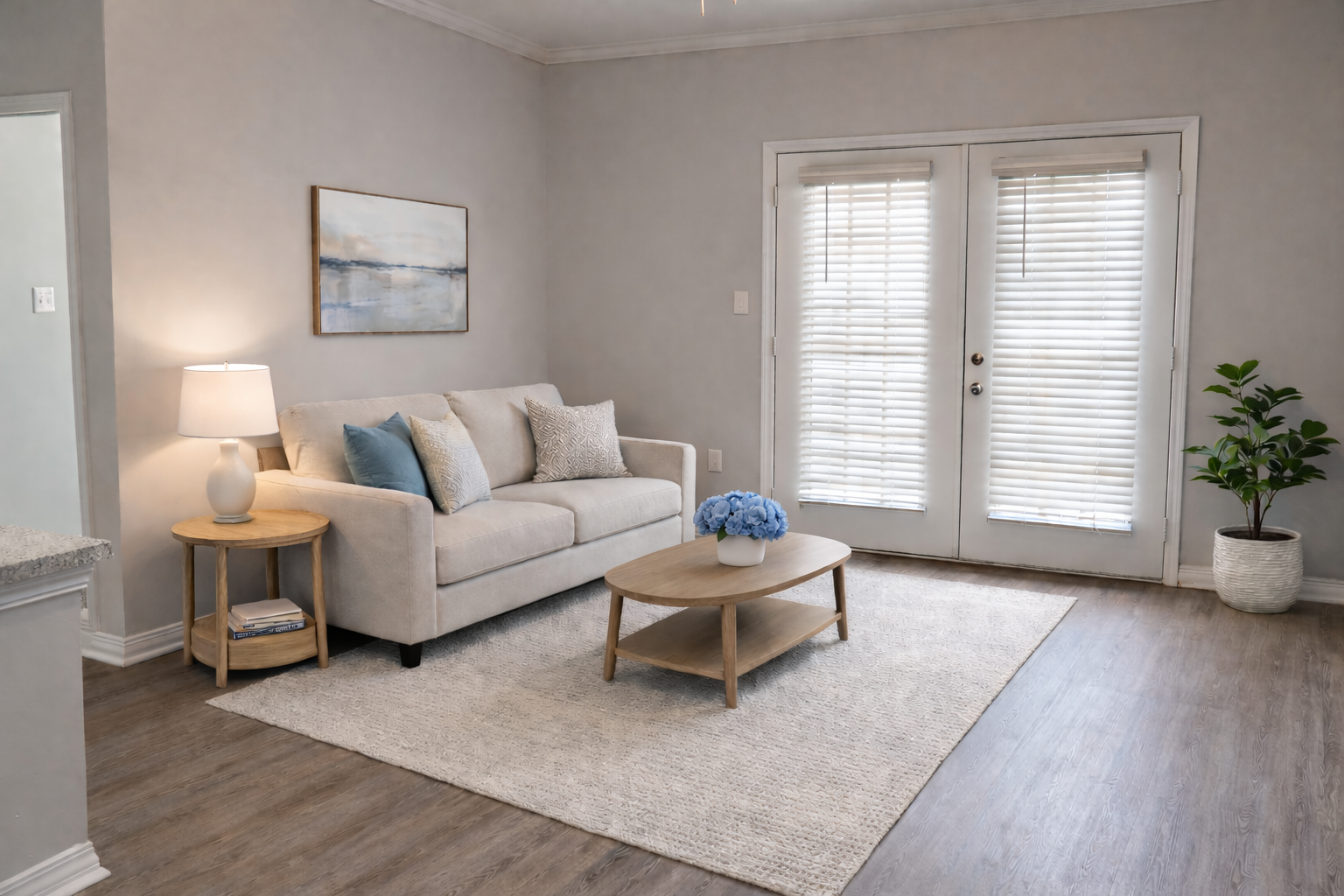 2 Oxford Point Living Room
