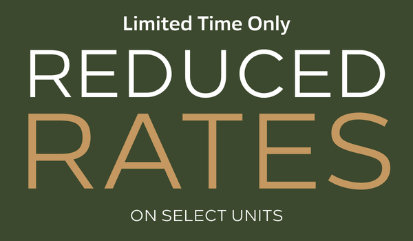 Reduced Rates + Lease By 6/30 and be entered to win a $3,000 Gift Card!