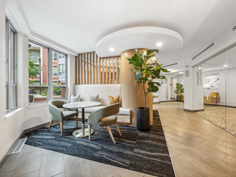 Stylish and Spacious Lounge Area at Sofi 55 Hundred in Arlington, Virginia