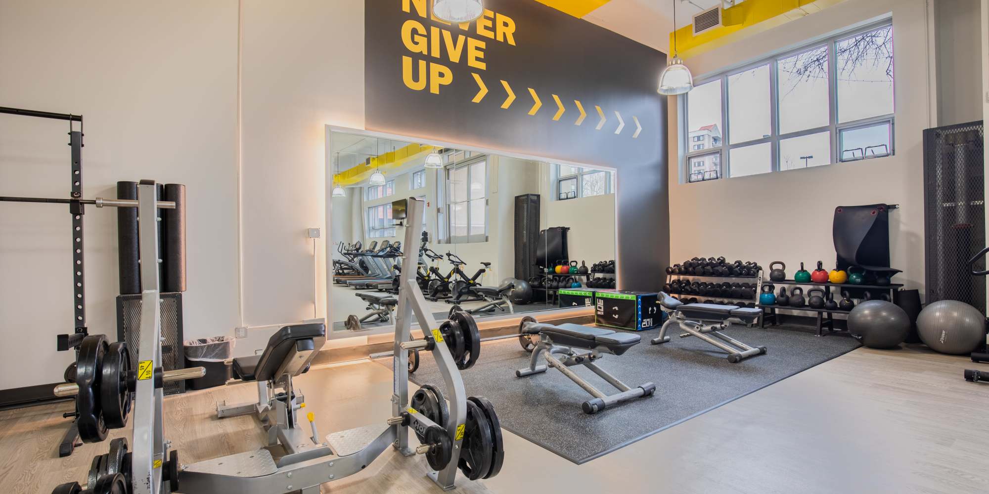 State-Of-The-Art Fitness Center at Sofi 55 Hundred in Arlington, Virginia