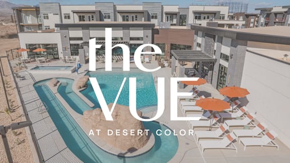 Aerial view of pool at The Vue At Desert Color, St. George, UT