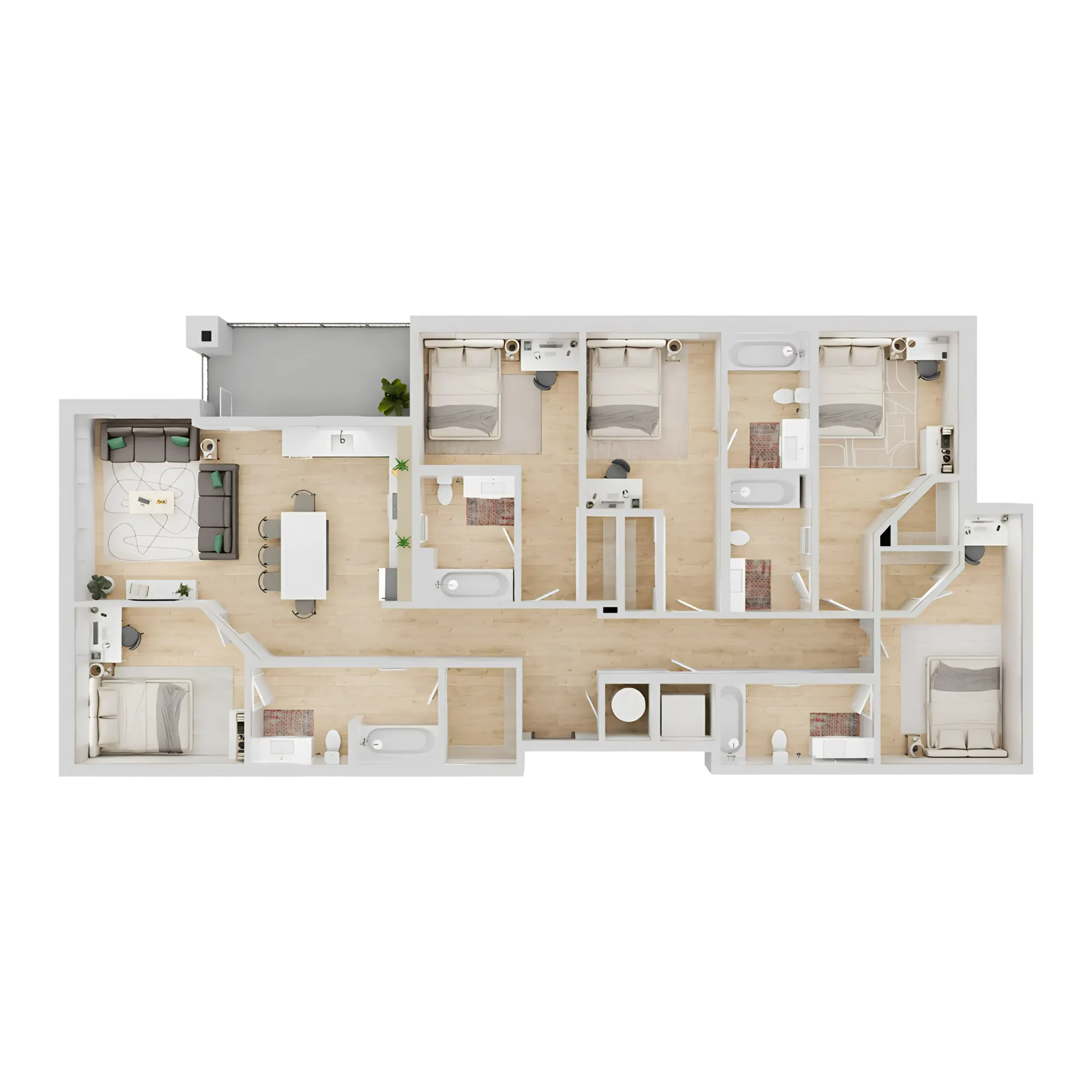 E2 5x5- 1,550 SQ FT