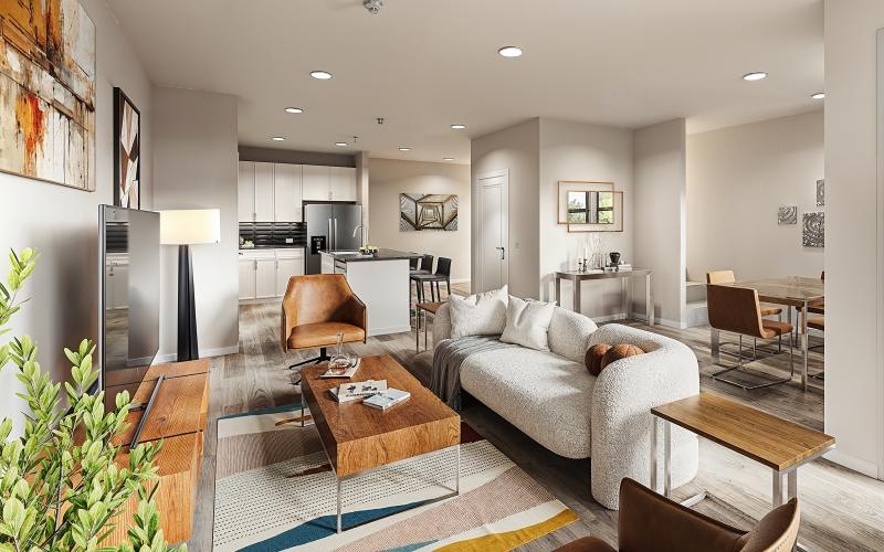spacious interior living space at Amplify Tomball, apartments for rent Tomball, TX