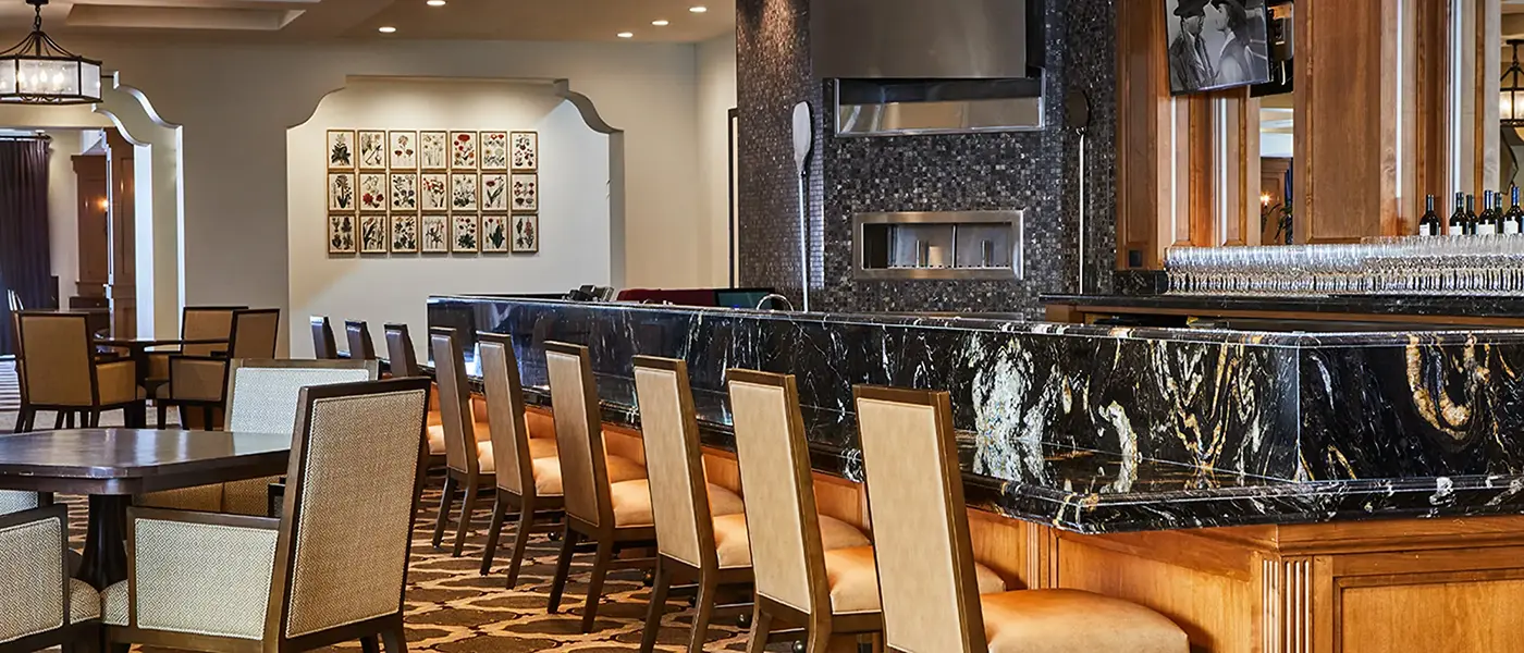 The inside of the restaurant at The Glen at Scripps Ranch