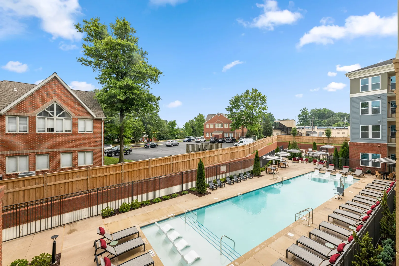 Community outdoor pool