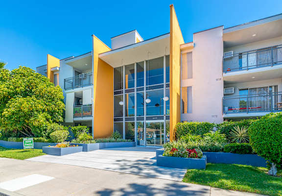 View of building entrance