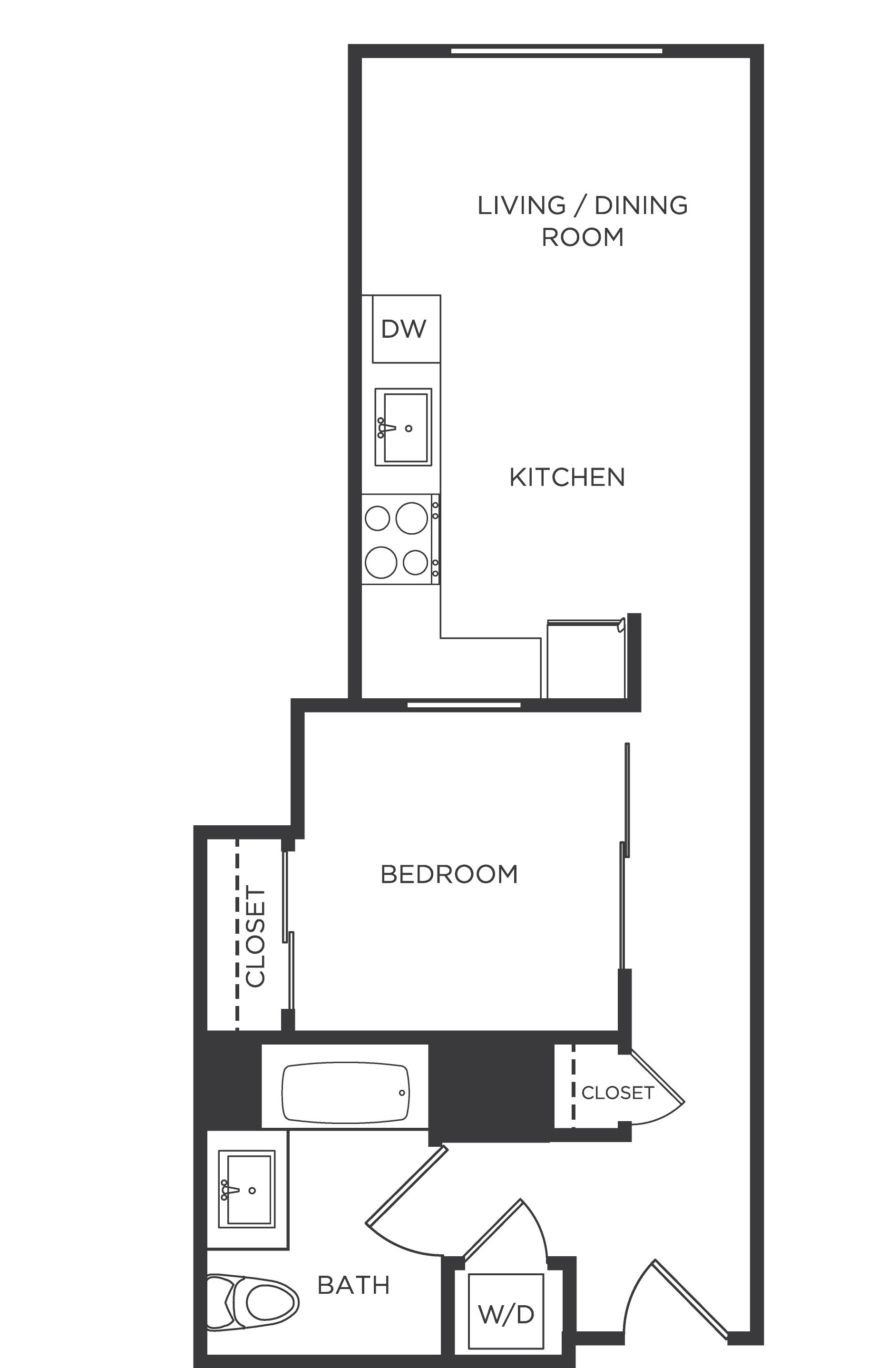 Floor Plan Image of Apartment Apt 1123