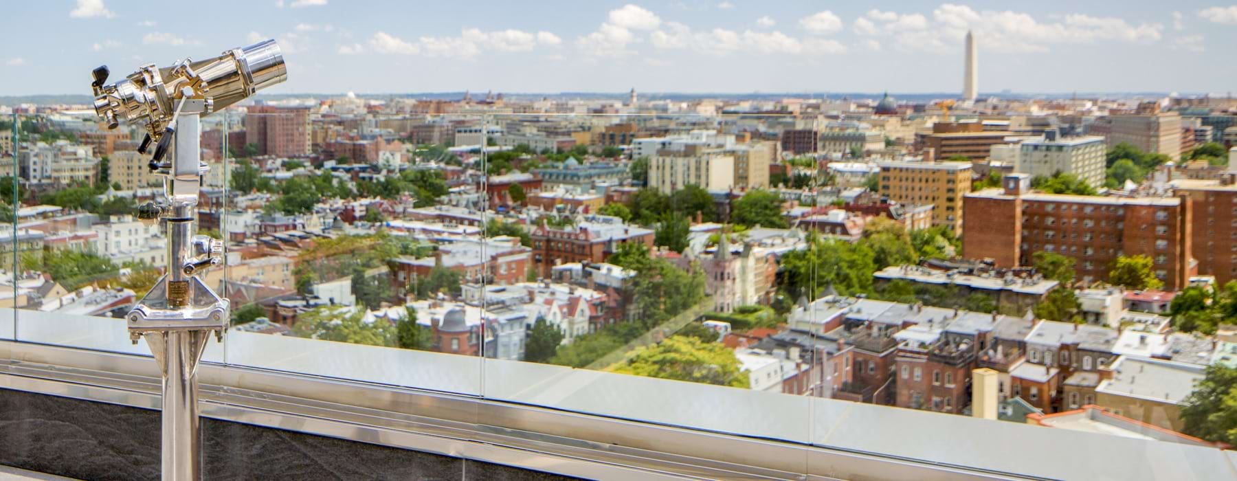 binoculars to see the DC skyline