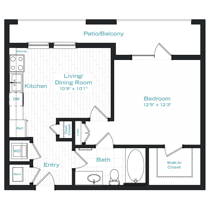Floor plan layout for S1