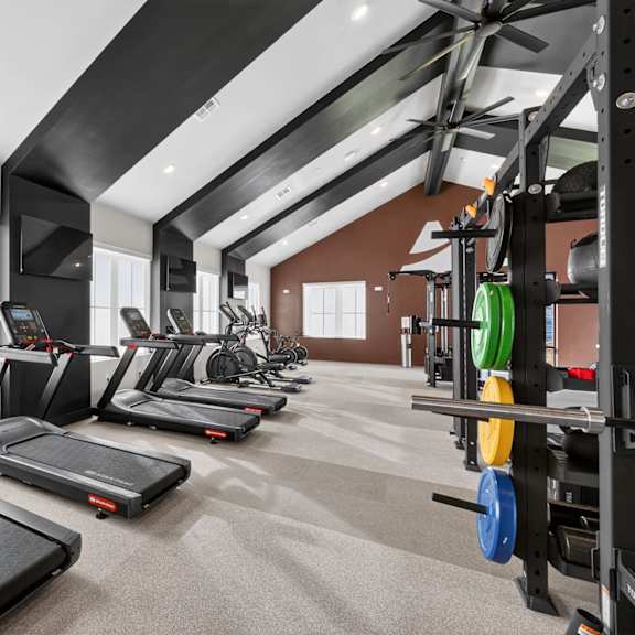 Fitness studio at The Landing at Lemay Apartments, Fort Collins, CO, 80524