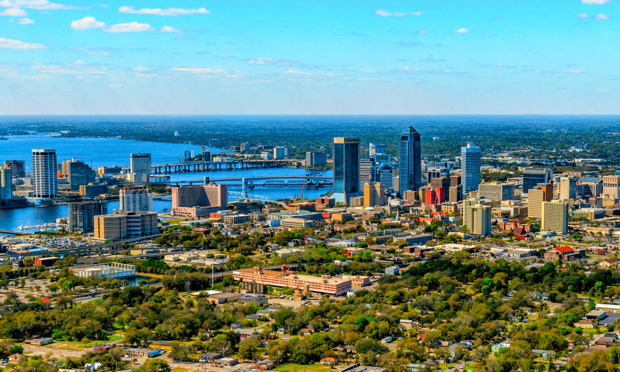A wonderful city near Union Terminal Warehouse in Jacksonville, Florida
