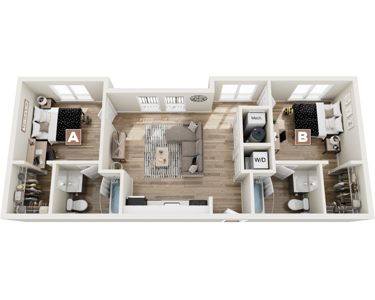 Basin floor plan