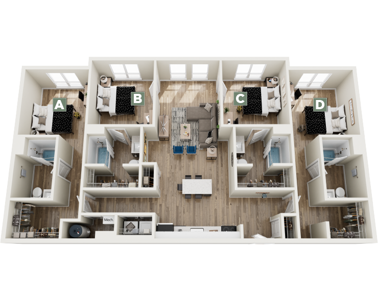 Desert floor plan