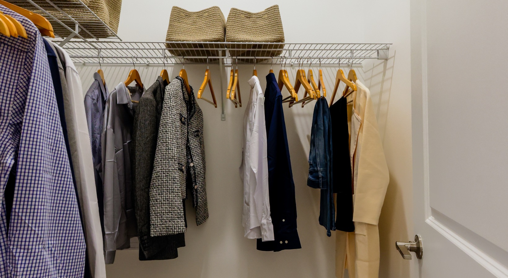 Closet with clothes and The Collection at Elkhorn