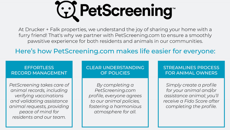 PetScreening available. Call our leasing office at 804-455-8776