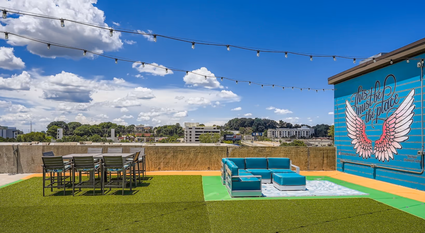 rooftop sitting area