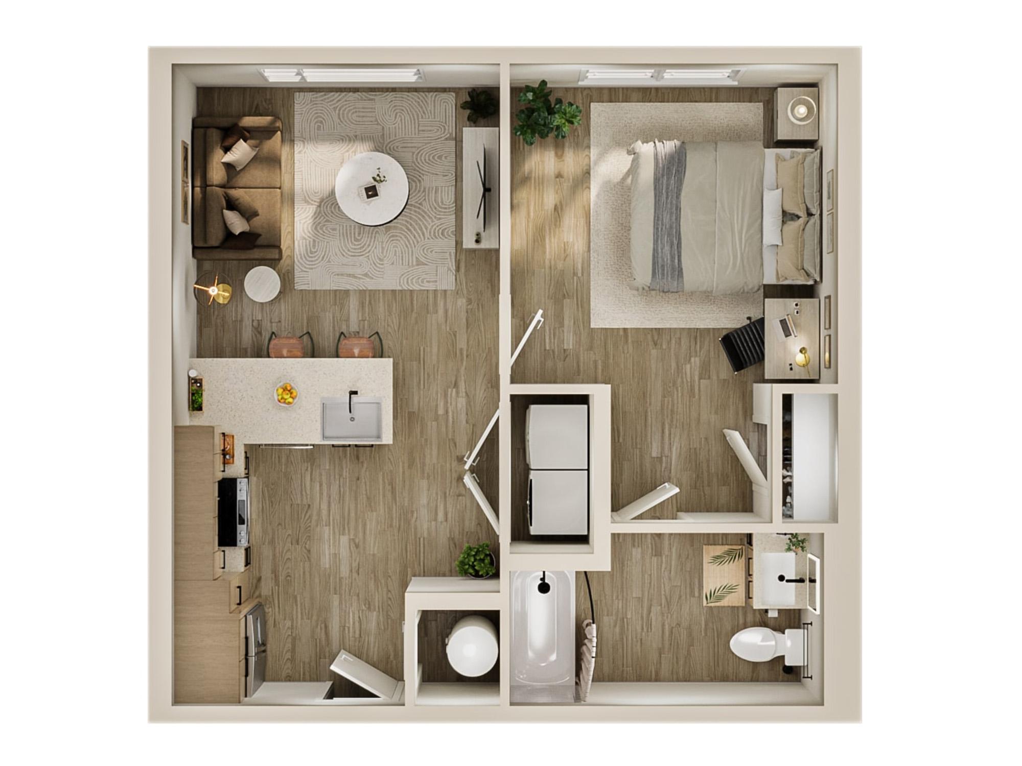A1 - 1 Bed 1 Bath