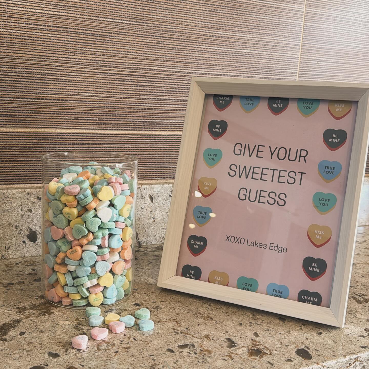 Love is in the air here at Lakes Edge (and in the Jar 😉)! Can you give your SWEETEST guess at...