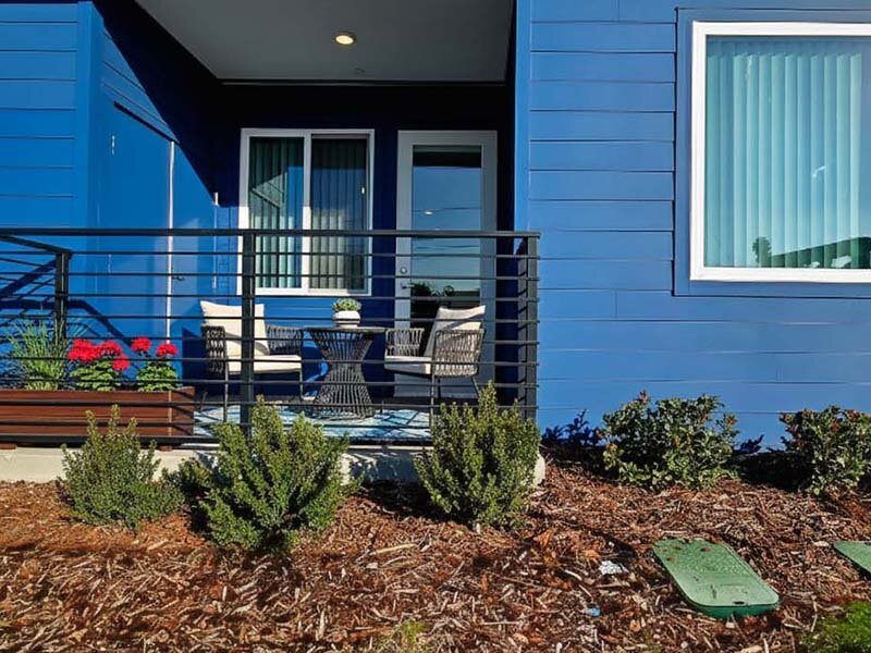 Patio View | Parkside Flats